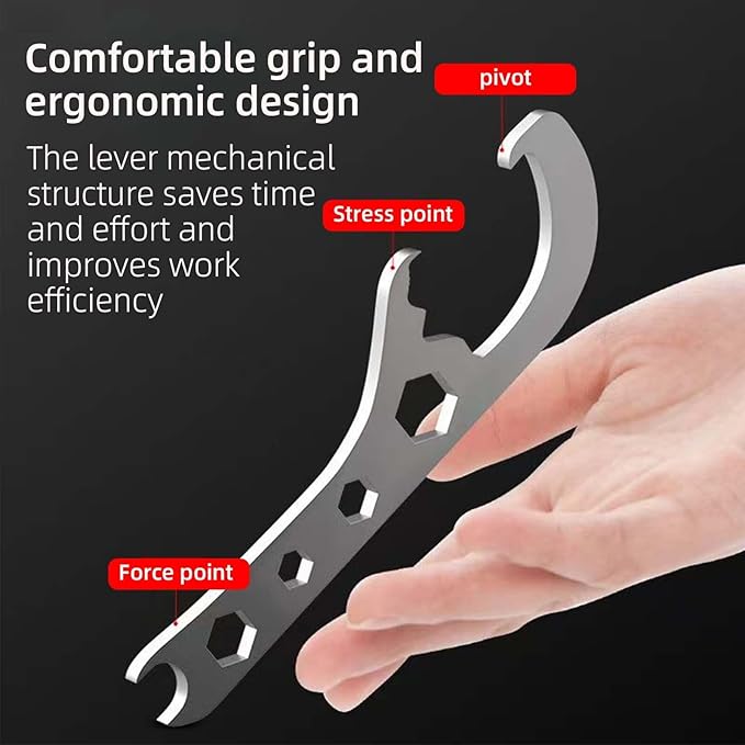 2pcs Paint Can Opener Tool Bucket Opener Tool 5 Gallon With Lid Opener Wrench Lid Remover Tool Bucket Pail Lids Manual Opener Tool for Home Industrial Portable Multifunctional Adjustable Spanner