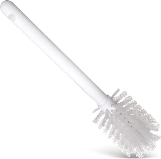 SPARTA 367600TC02 Plastic Household Dish Brush, Dish Brush, Dish Scrub Brush With Lightweight and Break Resistant for Cleaning, 11 Inches, White, 2.5" Width x 2.75" Height (Pack of 6)
