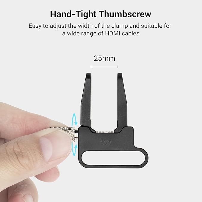 SmallRig Cable Clamp for Sony A7RIII / A7III / A7R IV / A7 II, for FUJIFILM for Nikon Z5/Z6/Z7, for Canon RP – 3637