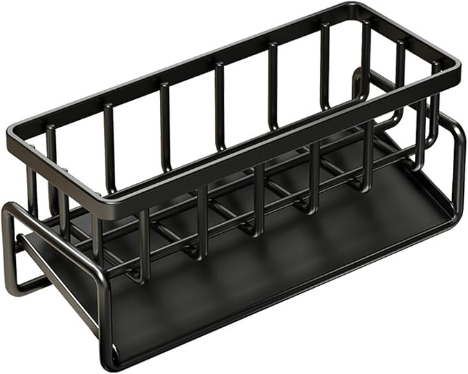 Sponge Holder for Kitchen Sink, Caddy Storage Rack Organizer Countertop Rustproof, Soap Dispenser Kitchen Organizers and Storage