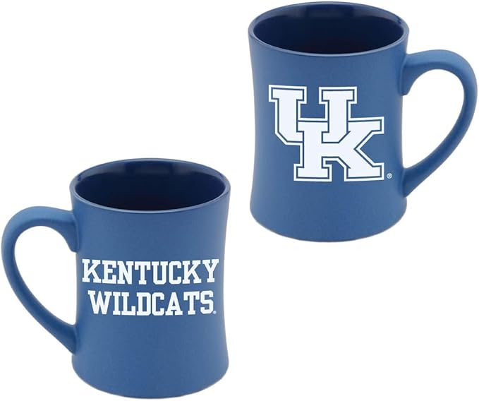 Kentucky Wildcats Ceramic 16oz Sculpted Mug – Official Team Logo Coffee Cup – Handwash Recommended – Individually Boxed