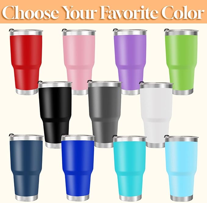 Personalized Tumbler with Logo Pictures Text Name, Custom 30oz Stainless Steel Tnmbler, Personalized Mug Cup, Fathers Day Anniversary Wedding Christmas Birthday Gifts for Women Men Office (30uv)