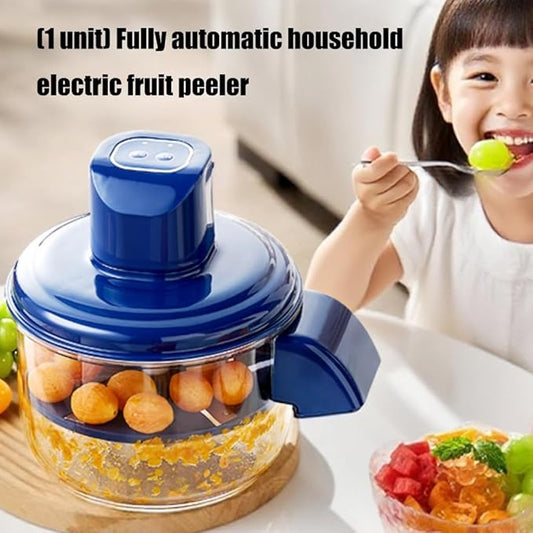 Electric Peeler, Rechargeable Small Automatic Peeler for Grape Fruit Vegetable, Home Kitchen Use