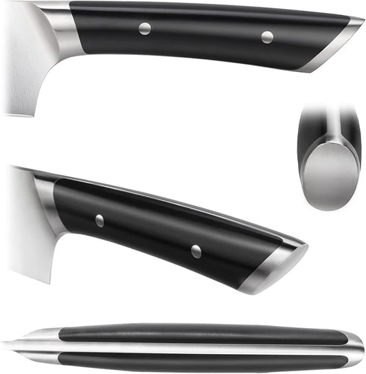 Cangshan HELENA Series German Steel Forged Starter Knife Set (Black, 3-Piece)