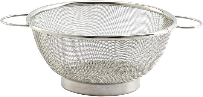 Strainer Colander Basket Premium Stainless Steel - (Size : 16 & 20 cm), Set of 2 pcs