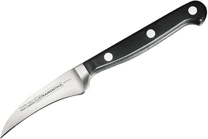 Tramontina Pro Series Forged 3-Inch Peeling Knife, Stain-free High-Carbon Steel Small Kitchen Knives for Cooking