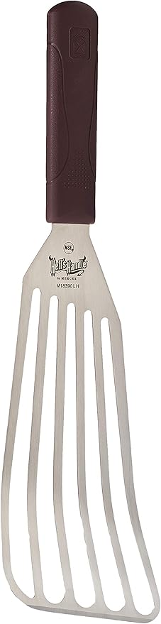 Mercer Culinary Hell's Handle, Large Fish Turner/Spatula, left Handed, 4 inch x 9 inch