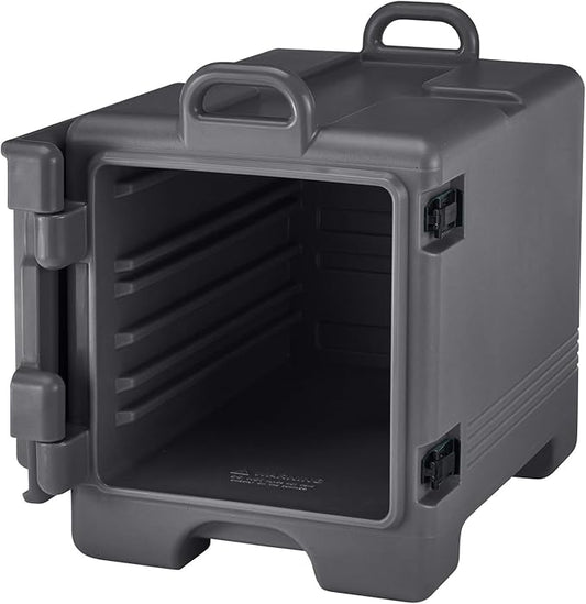 Cambro Insulated Food Pan Carrier - Hotbox and Food Warmer for Catering & Transport - Front Load UPC300 Series (Charcoal Gray)
