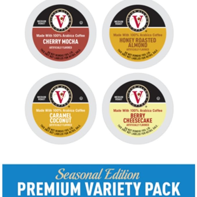 Victor Allen's Coffee Springtime Coffee Variety Pack, Medium Roast, 36 Count, Single Serve Coffee Pods for Keurig K-Cup Brewers