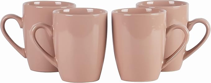 Color Wave Stoneware Dinnerware Set (16pc Set, AutumnBeige)