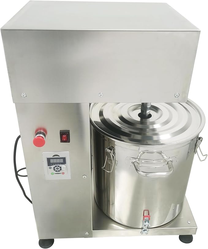 Electric Meat Vegetable Mixer 43L Commercial Stuffing Mixer Stainless Steel Multifunctional Stirring Machine Various Fillings Mixing for Sausage Meat Dumpling Pie Meatball 0-200r/min 220V