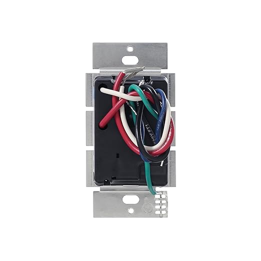 Lutron Caseta Original Smart Switch (Lutron Smart Hub Required), for LED Lights and Fans, 6 Amp, Single-Pole/3-Way, Neutral Required, PD-6ANS-LA-8-Pack, Light Almond, 8 Pack
