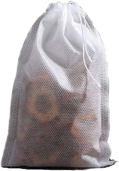 TamBee 100Pcs 5.9" x 7.87" Disposable Drawstring Tea infusers Tea Filter Bags for Loose Tea Herbs Spice Bags for Brew Tea Cold Brew Coffee( 5.9" x 7.87" /15 x 20cm) (100)