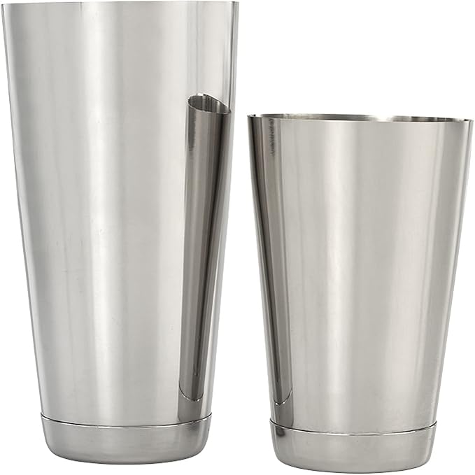 Barfly Soho Cocktail Shaker Tin Set (18 oz and 28 oz), Stainless,M37152