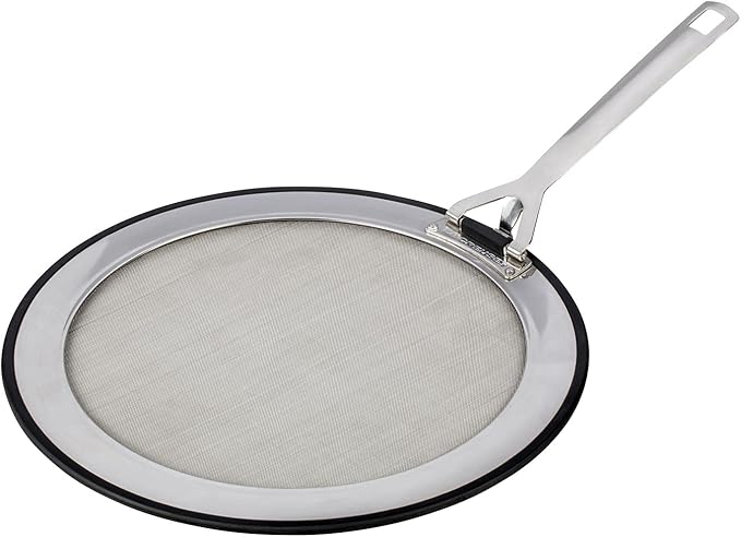 Le Creuset Toughened Nonstick Frypan (8 In. & 10 In.) with Splatter Guard Bundle