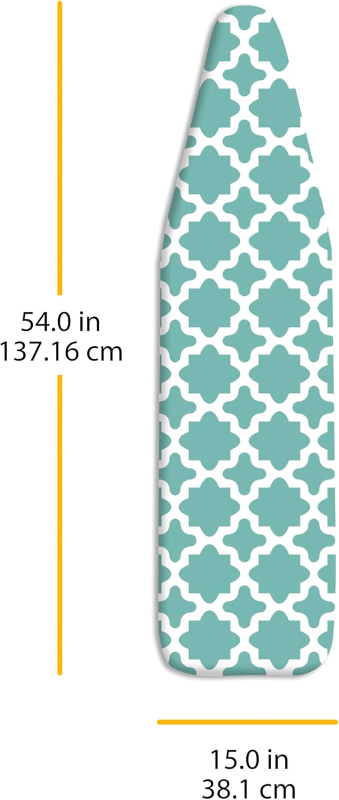 Whitmor Deluxe Replacement Ironing Board Cover and Pad - Concord Turquoise