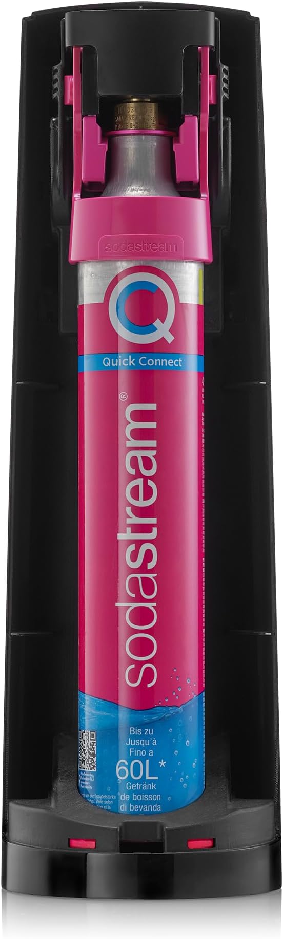 SodaStream - Terra Soda Streaming Machine - STARTER KIT - Sparkling Water Maker with CO2 & Bubly Drop - Eco-Friendly, No Batteries Needed - Black