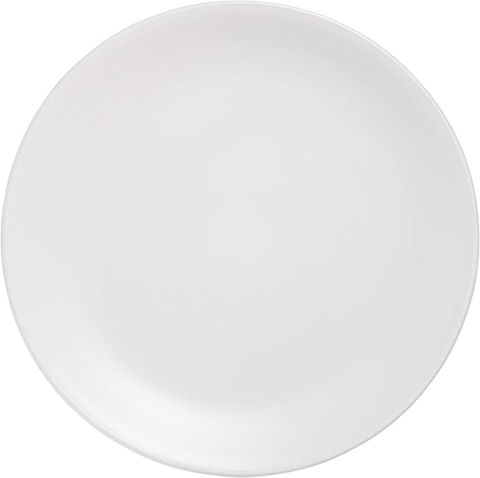 10 Strawberry Street Wazee Matte Coupe Dinnerware Pack of 16, White