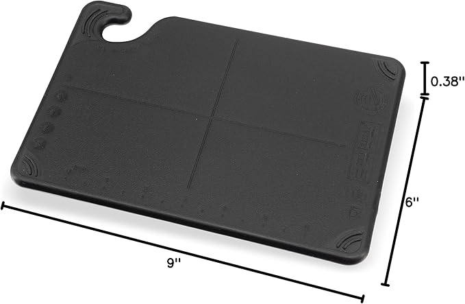 San Jamar CBG6938BK Saf-T-Grip Bar Cutting Board