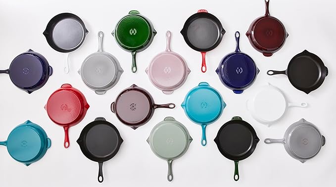 Staub Cast Iron 10-inch Fry Pan - Basil, Made in France
