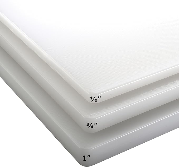Winco CBH-1824 Cutting Board, 18-Inch by 24-Inch by 3/4-Inch, White,Medium