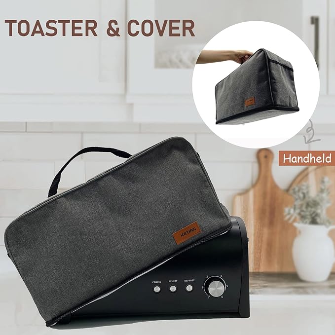 Long Slot Toaster with Cover, 2 Slice 1.65'' Extra Wide Slot Stainless Steel Toasters with Reheat Defrost Cancel Functions,6 Shade Settings, Single Slim Bread Toaster,Removable Crumb Tray,Matte Black