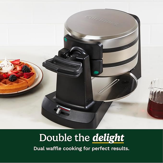 Cuisinart Double Flip Belgian Waffle Maker, WAF-F40NAS