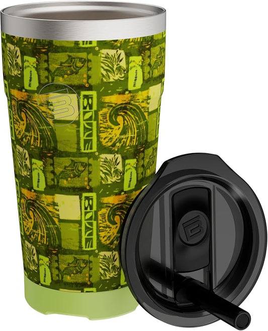 BOTE MagnePod Drinkware Insulated Drink Tumbler includes Lid with Straw Magnetically attaches to Compatible SUPs Kayaks Floats Hangouts 20 oz Multiple Colors