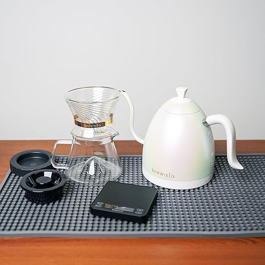 Brewista Smart Coffee Scale III with Timer, 2kg/0.1g High Precision Scale for Espresso and Pour-Over Coffee, Portable Mini Digital Kitchen Scale with Automatic Timing, Rechargeable, 5 Modes