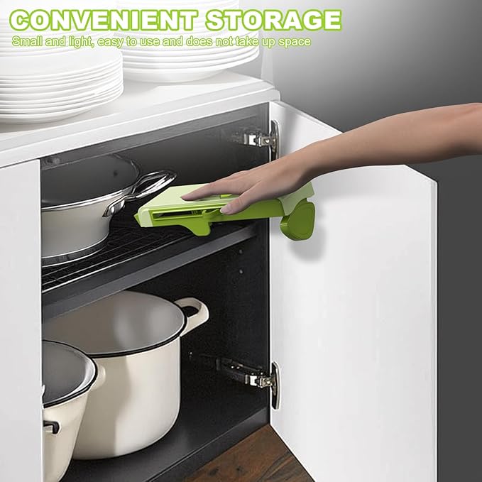 Eletronova Safe Mandoline Slicer for Kitchen, Vegetable Slicer for Kitchen