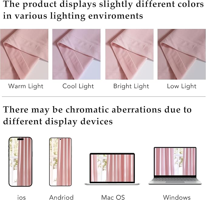 NICETOWN Pink Velvet Curtains 84 inch Long 2 Panels for Girls, Blush Pink Energy Saving Rod Pocket Pleat Tape with Back Tab Soft Luxury Window Treatments for Nursery, W52 x L84