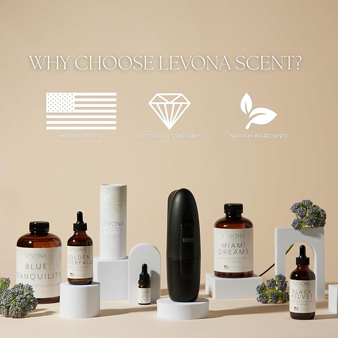 Levona Scent Essential Oil - Aroma for Home, Office, Hotel & Spa, Ideal for Humidifiers & Diffusers, Fragrance with Grapefruit Peel, Fresh Lemon, Litsea - 700ml / 23 fl oz, Hotel Romance