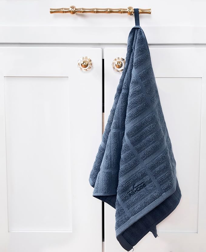 All-Clad Solid Kitchen Towels, 2-Pack, Indigo