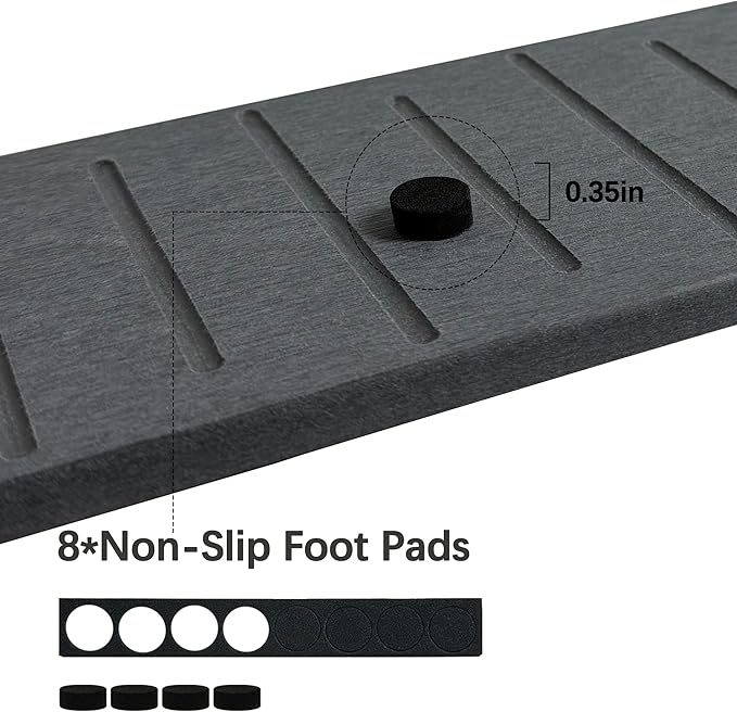 2PCS Water Absorbing Stone Tray for Cosmetics & Hand Soap & Houseplants, 7.9" x 4" Diatomite Coaster, Ultra-Absorbent Sink Tray | Fast-Drying Bathroom & Kitchen Organizer