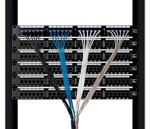 Monoprice Cat6A Ethernet Network Patch Cable - 30 Feet - White | 5-Pack, 10G - SlimRun Series