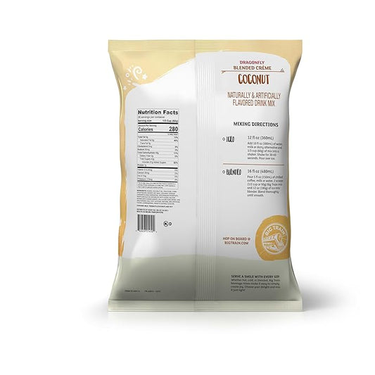 Big Train Dragonfly Coconut Blended Crème Beverage Mix, 3.5 Pound (Pack of 1)