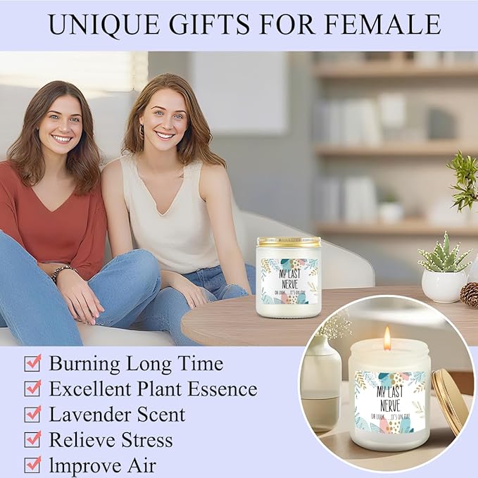 Granny Grandma Gifts,Grandma Birthday Gifts, Funny Christmas Easter Thank You Gift for Women Female Grandmother Nana Mimi Mothers Day Wine Tumbler Makeup Bag Bracelet Scented Candle Set with Gift Box