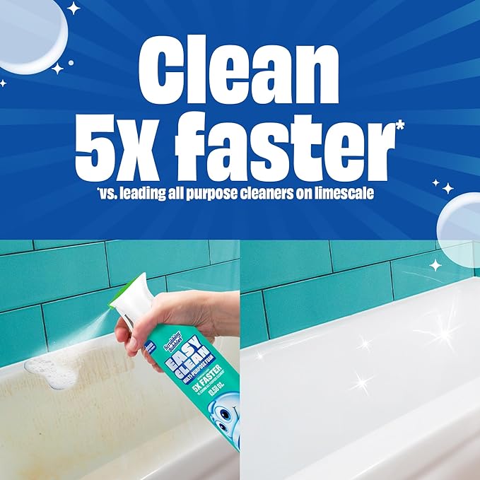 Scrubbing Bubbles Easy Clean Foaming Multipurpose Bathroom Cleaner, Continuous Spray Bottle, Fast Acting Foam, 13.58 Ounce (Pack of 2)