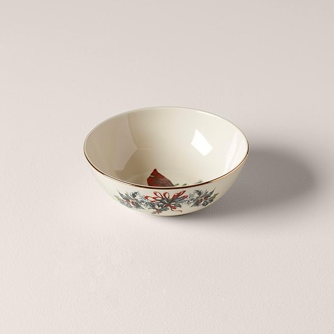 Lenox 897094 Winter Greetings Dinnerware Place Setting Bowls, Set of 4, Christmas