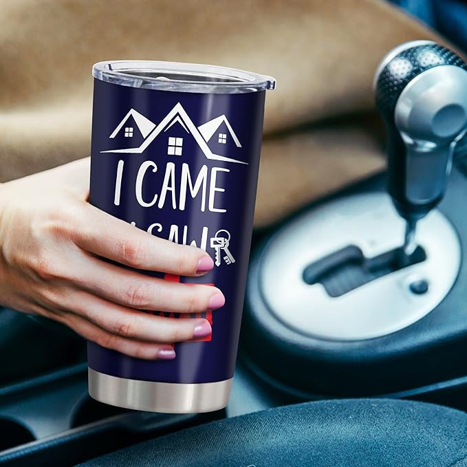 Christmas Realtor Gifts - Real Estate Agent & Closing Gifts for Women & Men, Realtor Supplies - 20oz Tumbler