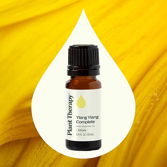 Plant Therapy Ylang Ylang Complete Essential Oil 100% Pure, Undiluted, Natural Aromatherapy, Therapeutic Grade 10 mL (1/3 oz)