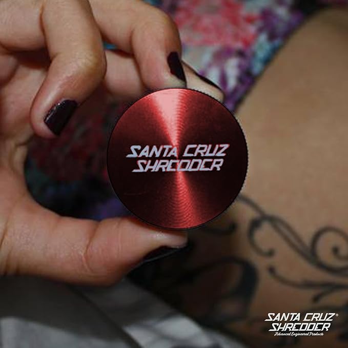 Santa Cruz Shredder Metal Spice Grinder Made in USA (Small (1.7 Inch), Rasta)