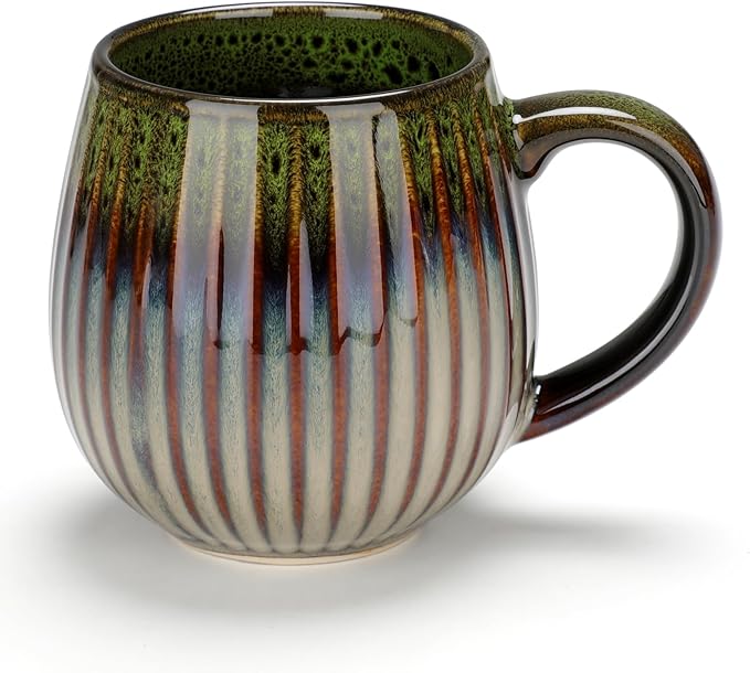 CosyCorner Ceramic Coffee Mug, 17 oz Large Coffee Cups for Home and Office, Ceramic Cup for Coffee & Tea(B)