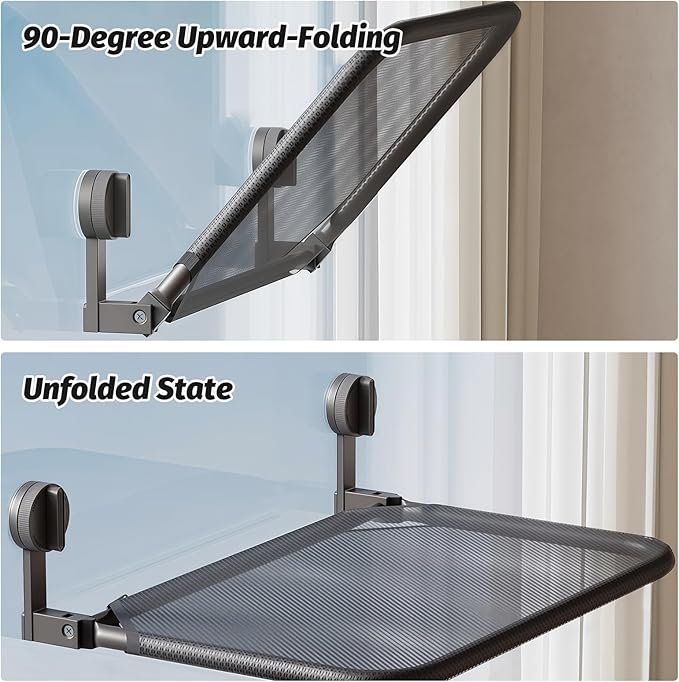 Balcony Drying Racks Foldable Multifunctional Stainless Steel Sock Drying Shelf Window Retractable Drying Clothes and Shoes Rack