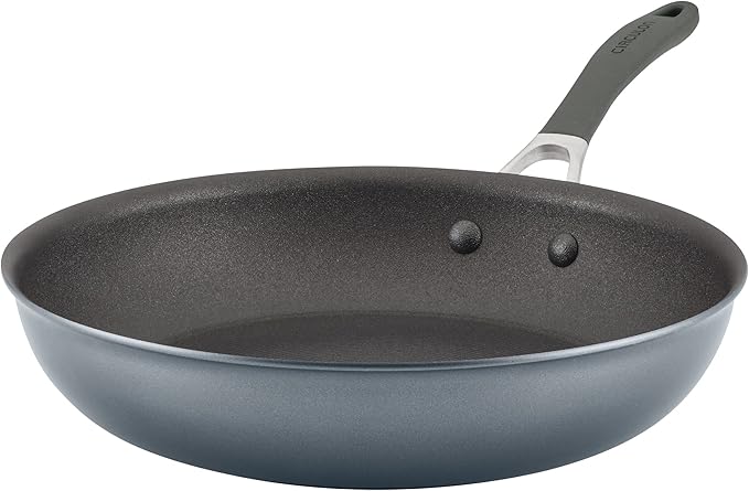 Circulon A1 Series with ScratchDefense Technology Nonstick Induction Frying Pan/Skillet, 12 Inch, Graphite