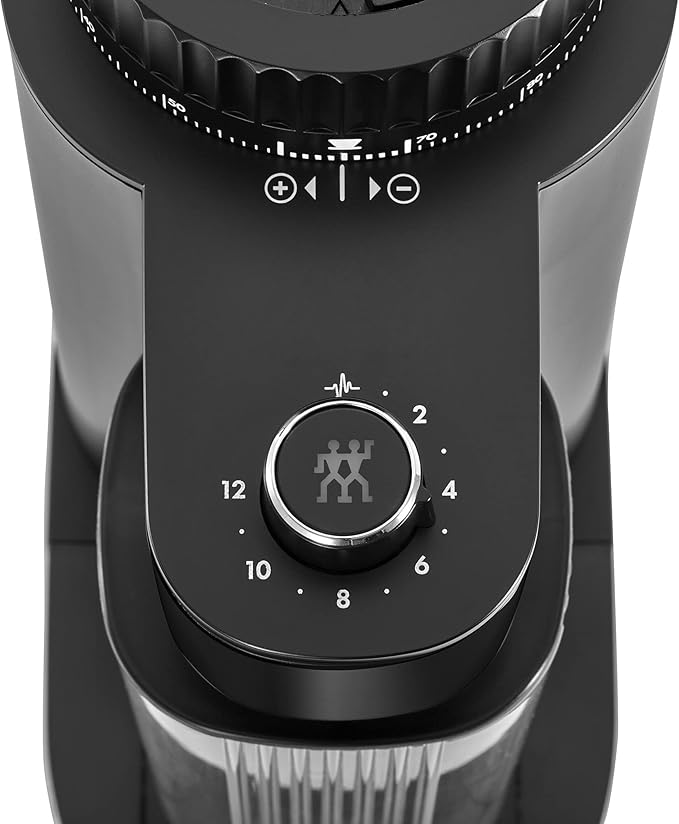 ZWILLING Enfinigy Burr Coffee Grinder Electric, 140 Coffee Grinding Options from Espresso to Drip Coffee, Black