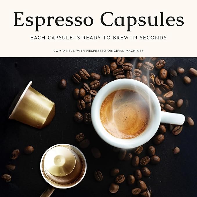Segafredo Zanetti Espresso Capsules – Aluminum Pods for Nespresso Original Machines – Sinfonia & Encore Variety Premium Espresso – Medium & Medium-Dark Roast – Sinfonia & Encore, 10 Count (Pack of 4)