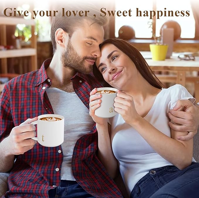 Monogrammed Ceramic Large Coffee Mug Tea Cup New Mom Dad Gifts after Birth First Time Mama Parents Announcement Nurse Newborn Pregnancy Wife Maternity Expecting Gender Neutral Cool Funny Present,Q