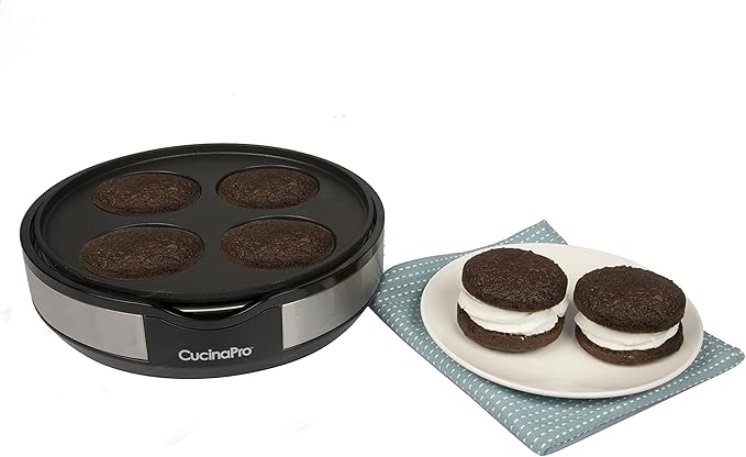 Multi Baker Deluxe- Holiday Baking Made Easy- Electric Appliance w Temp Control 3 Interchangeable Skillets for Grilling, Baking, Dessert Making- Grilled Cheese Omelets Pizza Sandwiches Cake Pops, Gift
