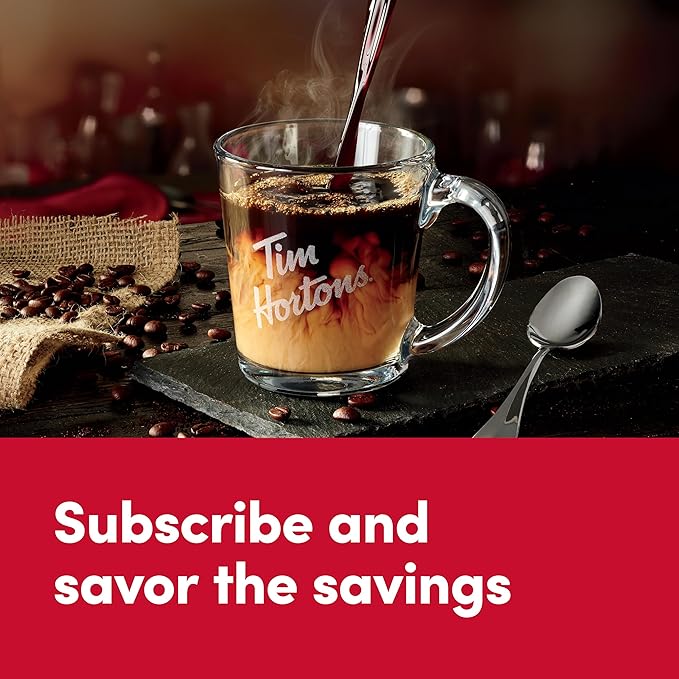 Tim Hortons Original Blend, Genuine Medium Roast Coffee, Single-Serve K-Cup Pods, 48ct